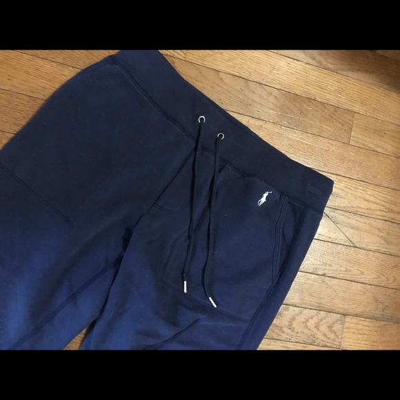 Navy Blue Polo Ralph Lauren fleece jogger - Picture 2 of 5